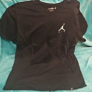 Jordan Black T-Shirt with Logo